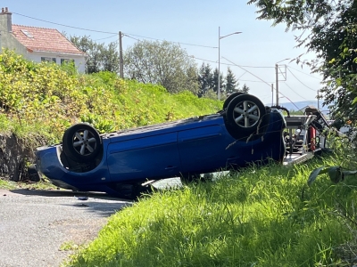 Violente perte de contrôle pour une septuagénaire au Creusot 
