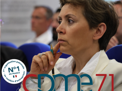 « Il est pourtant impératif de redonner confiance à ceux qui font la croissance et l’emploi" plaide Clarisse Maillet, Présidente de la CPME 71 