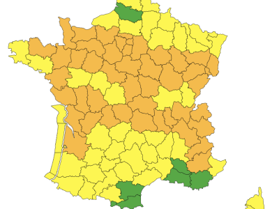 Dépression Caetano : 54 départements désormais placés en vigilance orange "neige-verglas" ou "vents forts" pour aujourd'hui