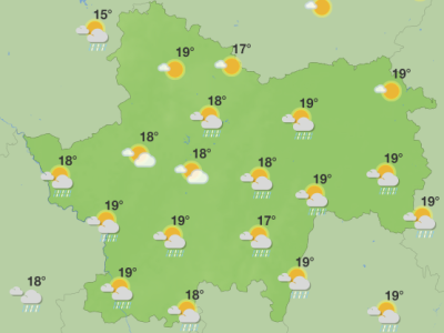 C'est parti pour une quinzaine de jours de grisaille et d'averses en Saône et Loire 