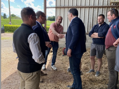 LEGISLATIVES - 5e circonscription de Saône et Loire - Attaques de loups : Sébastien Martin apporte son soutien aux agriculteurs