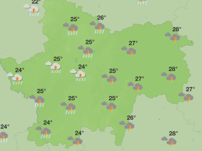 La canicule arrivera à sa fin après un week-end encore chaud, mais pour laisser la place à de violents orages