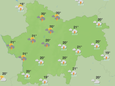 Encore beaucoup pluie ce jeudi en Saône et Loire mais la vigilance orange est levée 