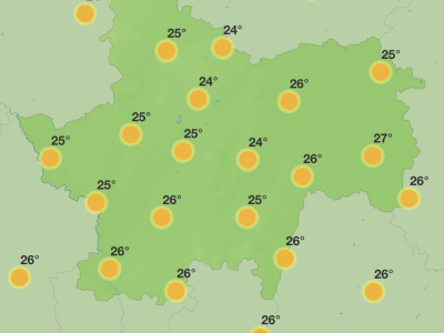 Jusqu'à 26°c attendus en Saône et Loire cette semaine 