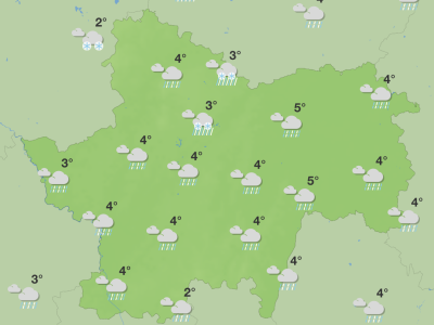Premiers flocons de neige de la saison en Saône et Loire et net rafraîchissement dans les jours à venir 