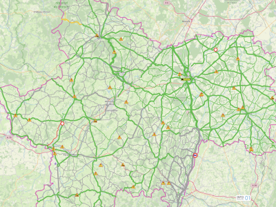 NEIGE-VERGLAS - Rien à signaler en Saône et Loire sauf en direction de Château-Chinon