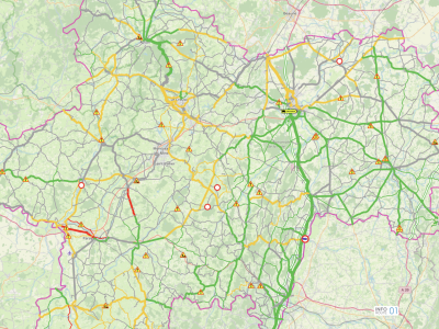 Attention de nombreuses routes délicates ce vendredi matin en Saône et Loire 
