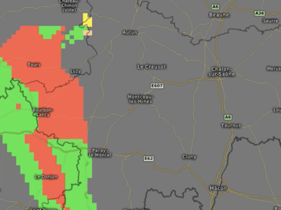 Attention au risque de pluies verglaçantes ce dimanche matin sur l'Ouest de la Saône et Loire 