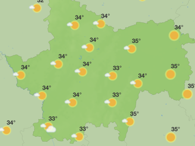 Les températures seront plus élevées que fin mai dès mercredi, Météo-France prévoit une possible "vague de chaleur"