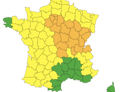 CANICULE - Vigilance orange activée à compter de ce jeudi 12h en Saône et Loire, Côte d'Or, Jura, Rhône, Ain....