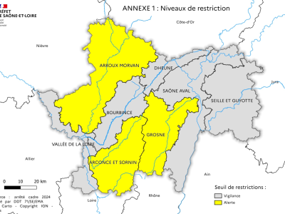 SECHERESSE - Trois premières zones en Saône et Loire placées en alerte 