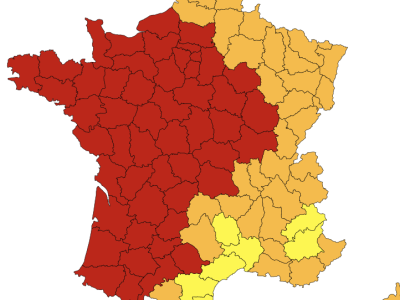 Canicule : 43,3°C dans le Cher,  41,7°c en Saône et Loire.. la France a connu sa journée la plus chaude depuis le début des relevés officiels 