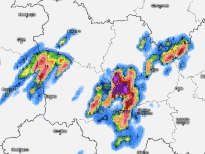 Des orages potentiellement violents attendus ce dimanche en Saône et Loire 