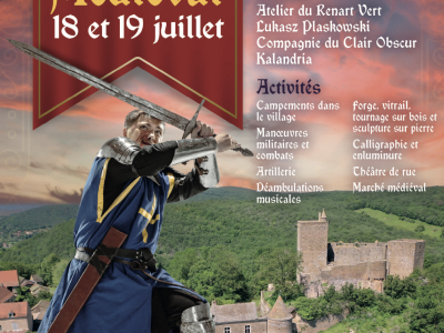 Brancion et son week-end médiéval vous attendent les 18 et 19 juillet 