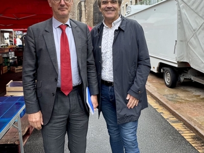 Rencontre entre le député Éric Michoux et le nouveau directeur départemental des finances publiques