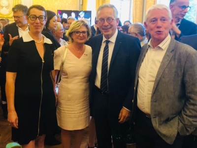 "J’ai transmis à M le Préfet les remerciements des chalonnais pour l’ensemble des actions qu’il a effectué dans le cadre de ses fonctions" précise Brigitte  Mortier Krasnicki