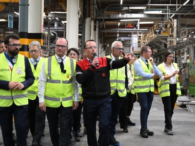 Sébastien Martin à l’entreprise Nexans à Autun : «Non seulement il faut produire de l’énergie électrique décarbonée, mais il faut avoir des câbles pour la transporter et surtout l’utiliser»
