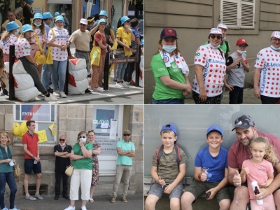 TOUR DE FRANCE - A Autun, un public en force pour le passage du mythique tour cycliste 