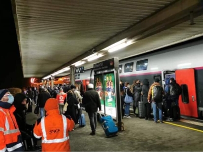 Plus de 900 voyageurs pris en charge ce vendredi soir en gare TGV du Creusot
