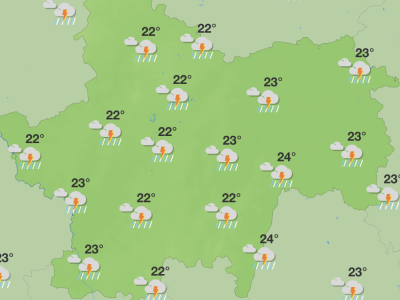 Une semaine parsemée d'orages en Saône et Loire 