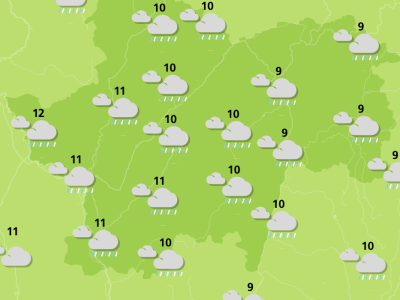 Côté météorologie, encore un peu de patience... le soleil arrive en Saône et Loire ! 
