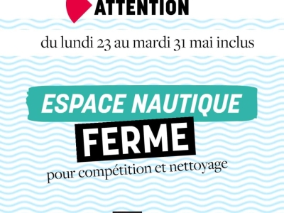 L'Espace nautique du Grand Chalon ferme ses portes à compter du 23 mai 