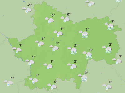 La neige annoncée en plaine en Saône et Loire 