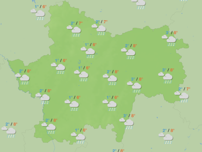 C'est parti pour au moins une quinzaine de jours d'averses en Saône et Loire 