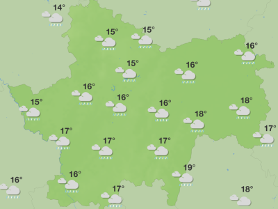 Le printemps débute par de belles  averses cette semaine en Saône et Loire 