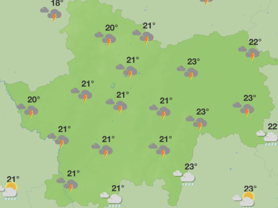 Des risques d'orages ce mardi en soirée en Saône et Loire 