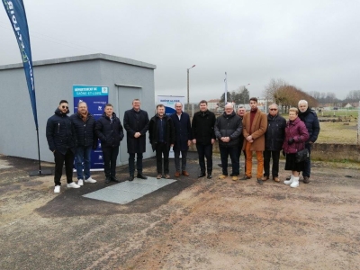 Avec Saône & Loire THD, XpFibre poursuit le déploiement et inaugure le Nœud de Raccordement Optique de GENELARD