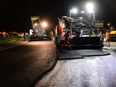 La nuit a été laborieuse au rond-point Jeanne Rose à Montchanin 
