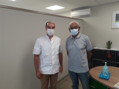 Visite du Docteur Djéa Saravane à Saint-Martin-en-Bresse