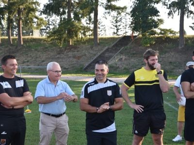 Reprise d’entrainement pour les rugbymans séniors du RTC (Rugby Tango Chalonnais)