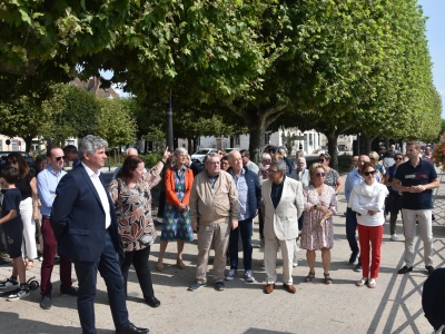 Vernissage  de l’exposition ‘On l’appelle Jean Richard depuis 110 ans’ (Pont) et pose d’une plaque commémorative de l’ancien maire de Chalon-sur-Saône