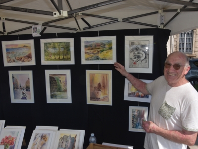 Marché de la Création : Pierre Patenet, ce talentueux  aquarelliste !