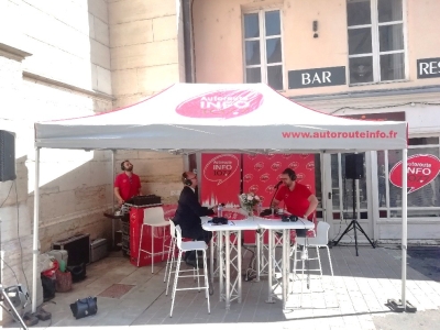 Point presse d’info trafic 107.7, des autoroutes Paris Rhin Rhône à Chalon-sur-Saône