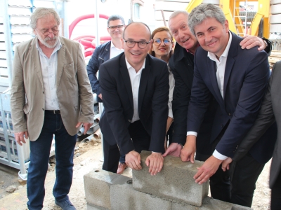 La première pierre de la future résidence Cœur de Ville «Le Philibert» a été posée