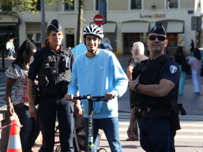 La Police sensibilise aux bonnes pratiques de la mobilité urbaine