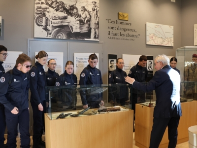 "Raid Mémoire" sur le thème du maquis de Saône et Loire par les cadets de la gendarmerie.