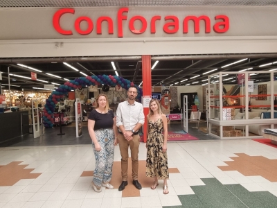 Conforama Chalon/Saône Sponsor des « pépettes en 4L !