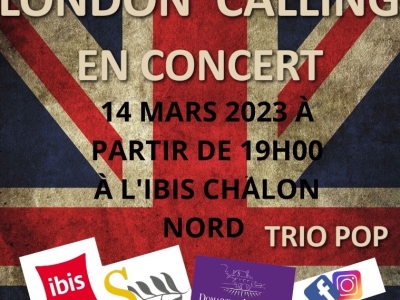 Plus que 20 places pour le concert London Calling de demain !