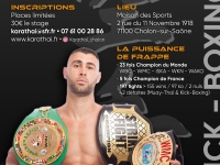 Yohan LIDON attendu au KARATHAÏ Chalon 