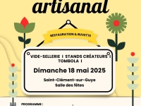 Marché artisanal à Saint-Clément-sur-Guye ce dimanche 