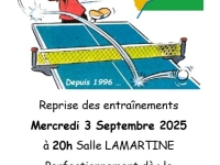 La section Ping-pong de l'USCS annonce sa reprise 