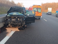 6 blessés dans un choc sur la RCEA au niveau de Montchanin