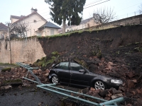 Impressionnant éboulement au Creusot 