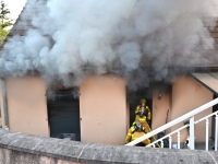 Une maison d'habitation ravagée par un violent feu au Breuil 