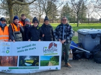 Opération "J'aime la nature propre" - Plus de 5 m3 de déchets ramassés sur les berges du lac des Près Saint Jean à Chalon  et à Chamfporgeuil 