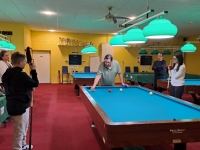 Les jeunes du Billard club chalonnais en Formation